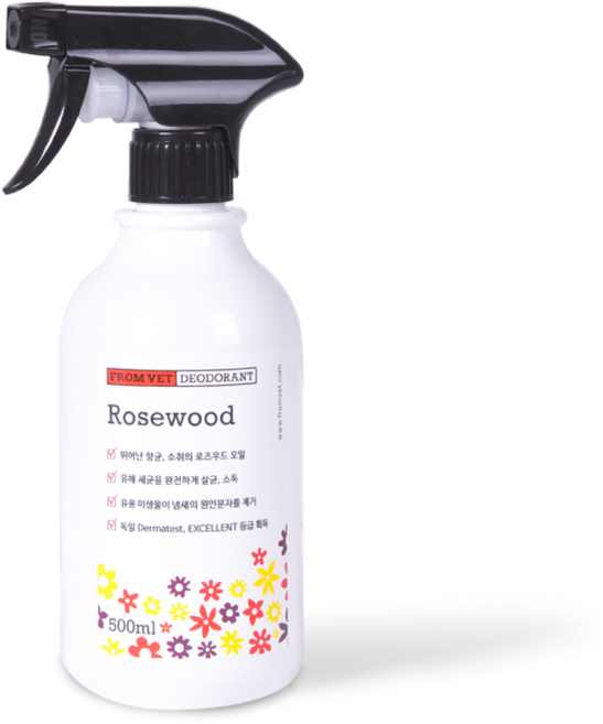 프롬벳 고양이 탈취제 500ml 냄새제거 모래 탈취제, 로즈우드, 1개