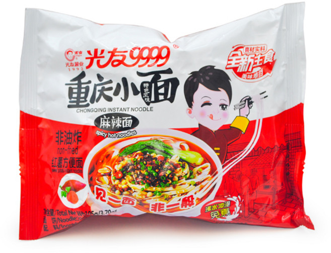 충칭 9999 마라 소면 마라맛 국수 라면 중국라면 식품 충칭소면, 20개
