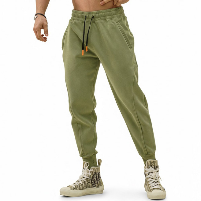 절개 남자 트레이닝 조거팬츠 스판 밴딩 츄리닝 바지