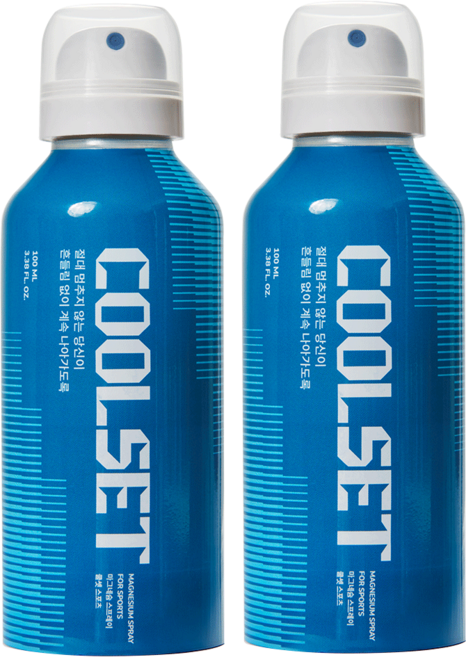 케어플리 쿨셋 마그네슘 스프레이, 2개, 100ml