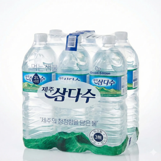 제주 삼다수 2리터(무라벨), 24개, 2L