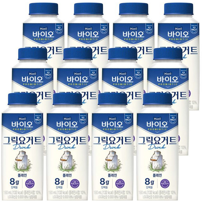 매일 바이오 그릭요거트 드링크 플레인, 190ml