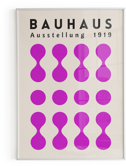 아트위크엔드 미드센추리 모던 인테리어 포스터 액자 화이트 44종 모음, 12.바우하우스 12 (화이트프레임)