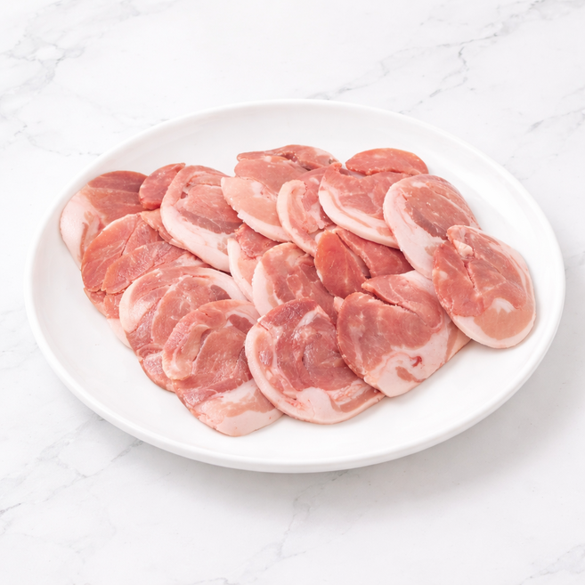 국내산 한돈 돼지고기 냉동 돈차돌 꼬들대패 머릿고기 뽈항정살 특수부위 뒷고기, 500g, 1