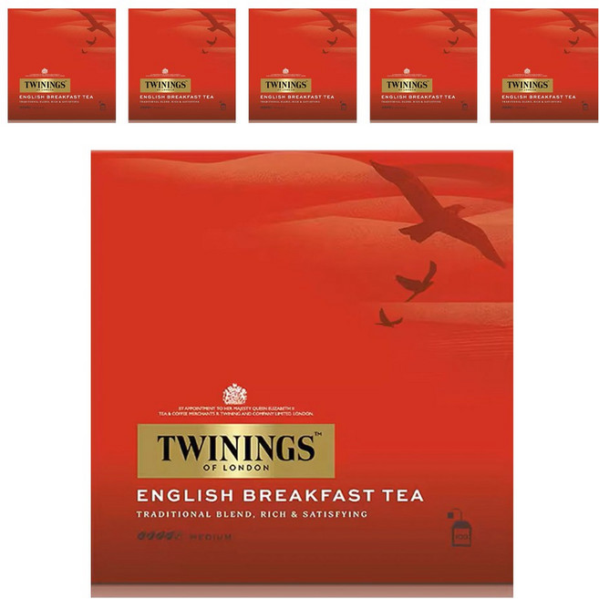 트와이닝 잉글리쉬 브랙퍼스트 티, 2g, 100개입, 6개