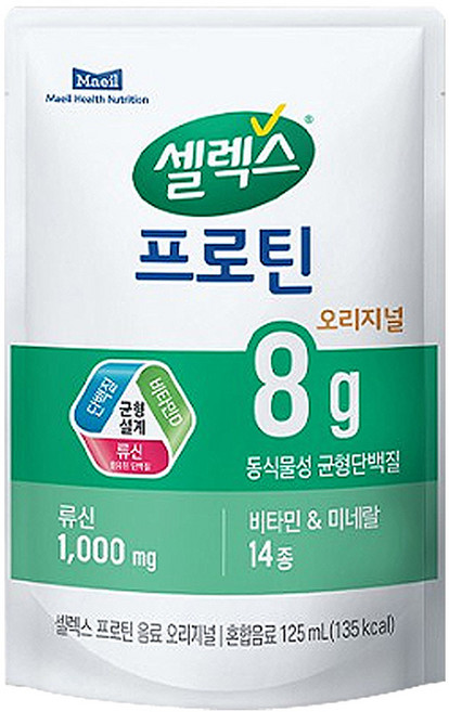 셀렉스 코어 프로틴 음료 오리지널, 125ml, 30개