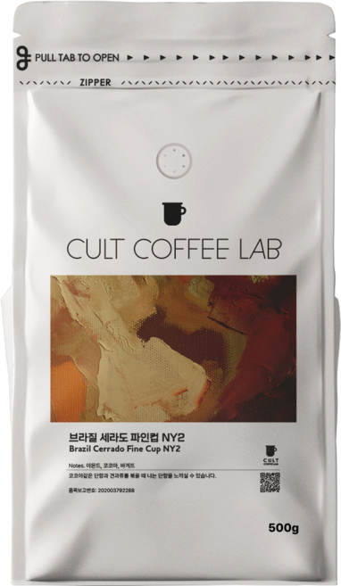 컬트커피랩 고소한 너티초코 카라멜 브라질 세하도 NY2 싱글오리진 커피원두 당일로스팅, 500g, 1개, 에스프레소(고움)