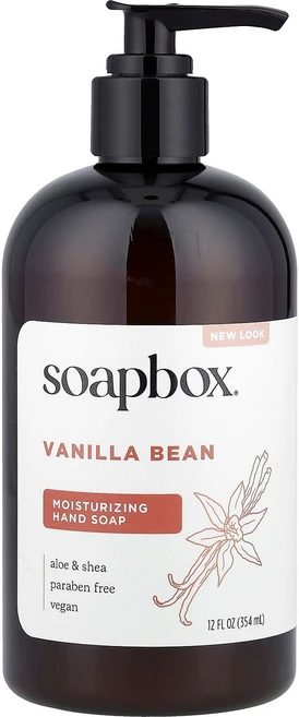소프박스 모이스처라이징 핸드솝 바닐라빈 향 354ml (12 fl oz) SPX-00679 - 쿠팡