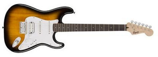펜더 일렉 기타 Squier Stratocaster Bullet Strat HSS HT 기타 브라운 선버스트, 1개
