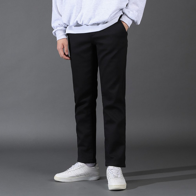 후앙스 따뜻한 본딩기모 일자 스판 면 팬츠 GZCP-4990