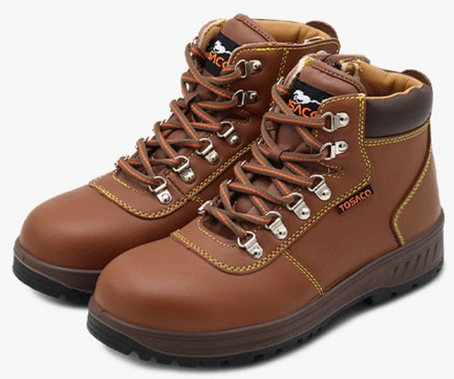 나오유픽 가죽 안전화 발목보호 작업신발