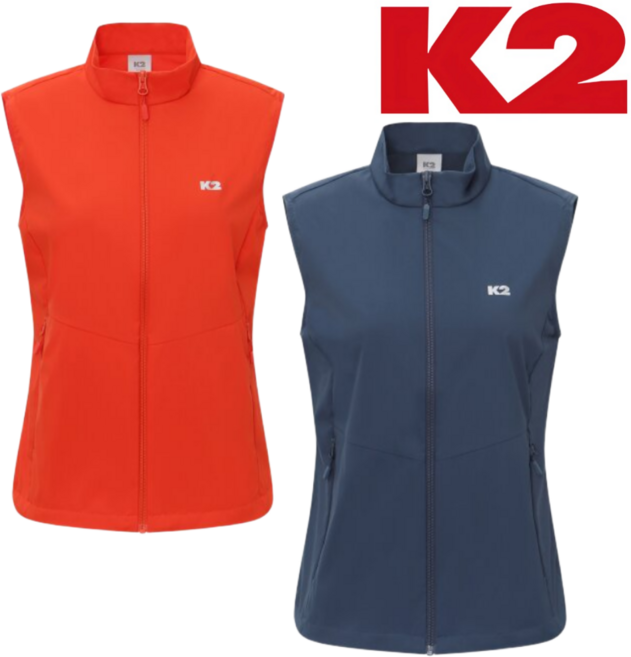 [정상가: 115 000원] K2 여성 방풍 조끼 베스트 봄 여름 심플 경량 홑겹 집업 다용도 빅사이즈 등산조끼 일상 외출 등산 캠핑 산행 여행 아웃도어 집업베스트