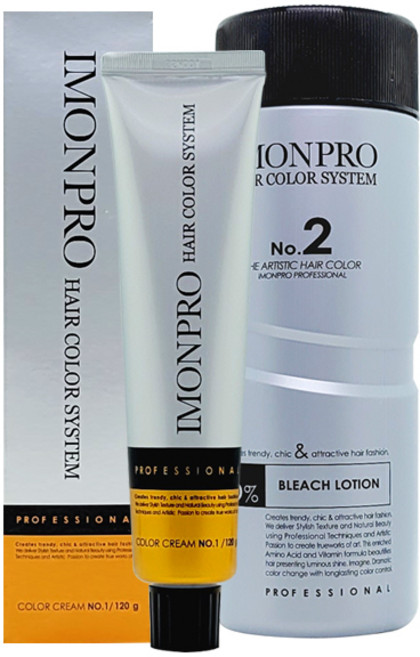 아이몬 헤어 칼라 염색약 염모제 120g B, BO8 오렌지빛띤황갈색, 1개