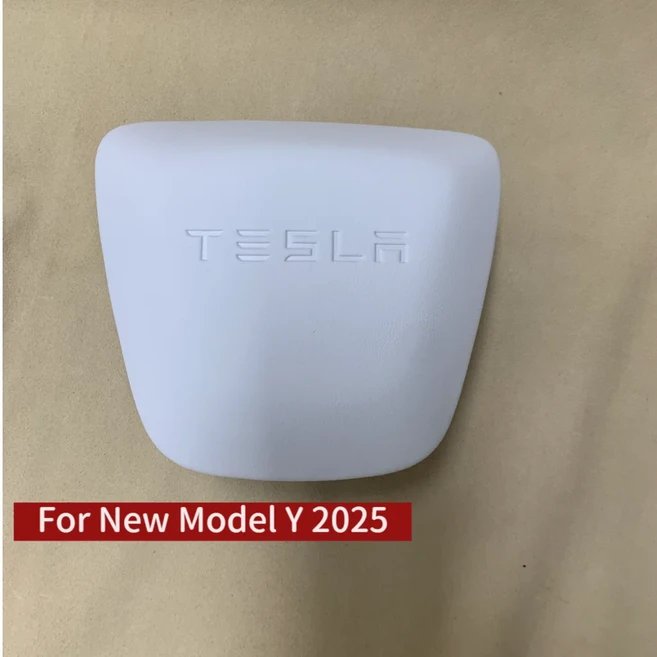 테슬라 모델 Y 주니퍼 2025+ 350/377mm 요크 핸들 스티어링 휠 (히팅 알칸타라 가죽 액세서리 포함), 01 Cover Y Juniper