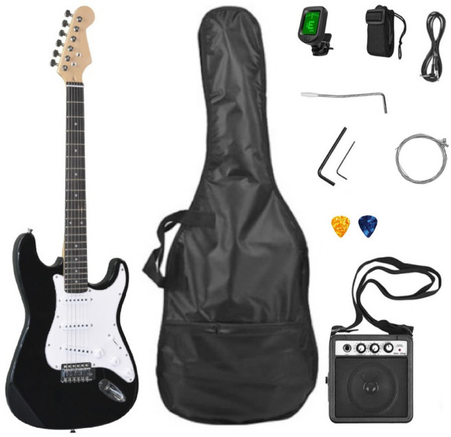 도미노스토리 입문용 일렉기타 일렉트릭 앰프포함 초중급자, 일렉기타 레드, 1개