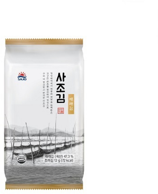 [사조김 공식온라인몰] 사조식탁용 재래김 식탁김 사조김 12g 30봉, 30개