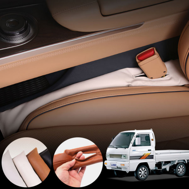 쉐보레 라보(08~) 자동차 시트 틈새 차단 쿠션 블랙 2개