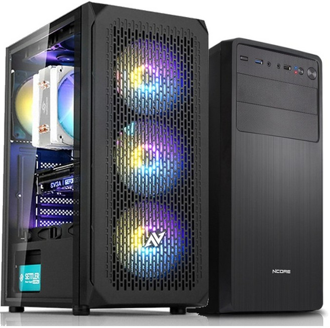 명진테크 조립PC i5-12400 RTX3060 게이밍 본체 데스크탑 삼성8GB 메모리, 추가없음, 1번 사무용최적