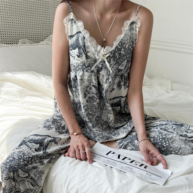 [난닝구]코플누 쓰리피스파자마세트