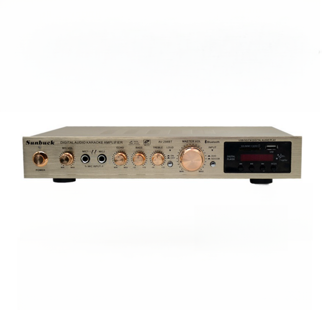 Sunbuck AV-2988BT 數位卡拉OK 擴大機, 金色, 298BT