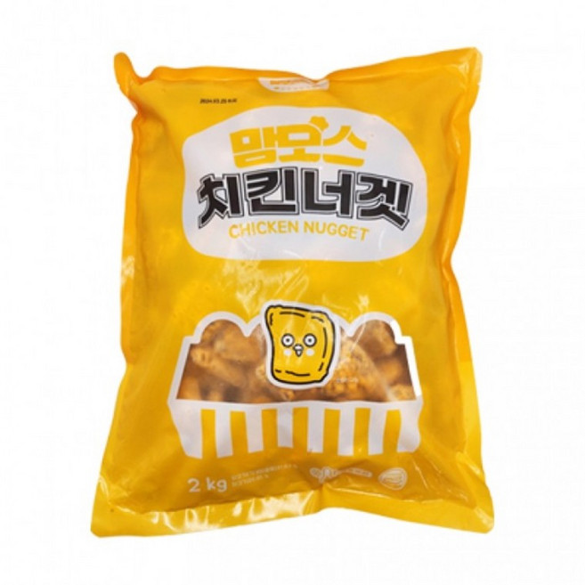 VDF 맘모스 치킨너겟 2Kg, 1개, 1g