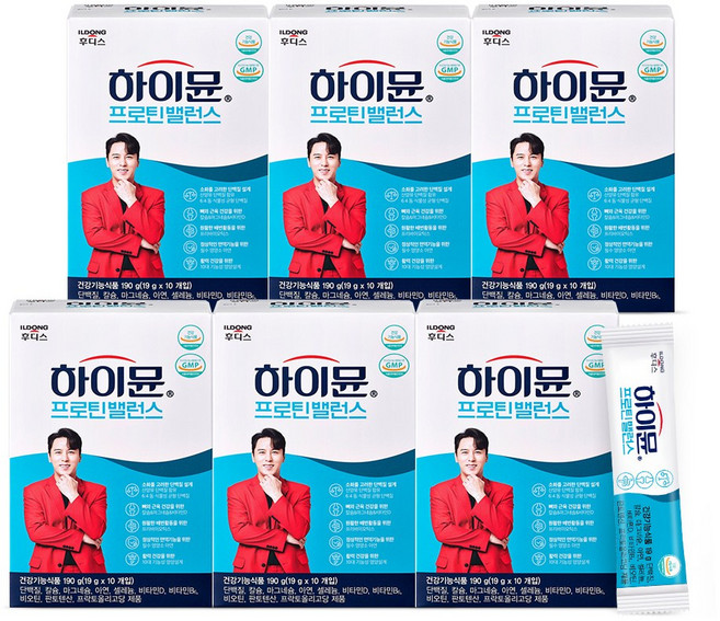 일동후디스 하이뮨 산양유 프로틴 밸런스, 190g, 6개