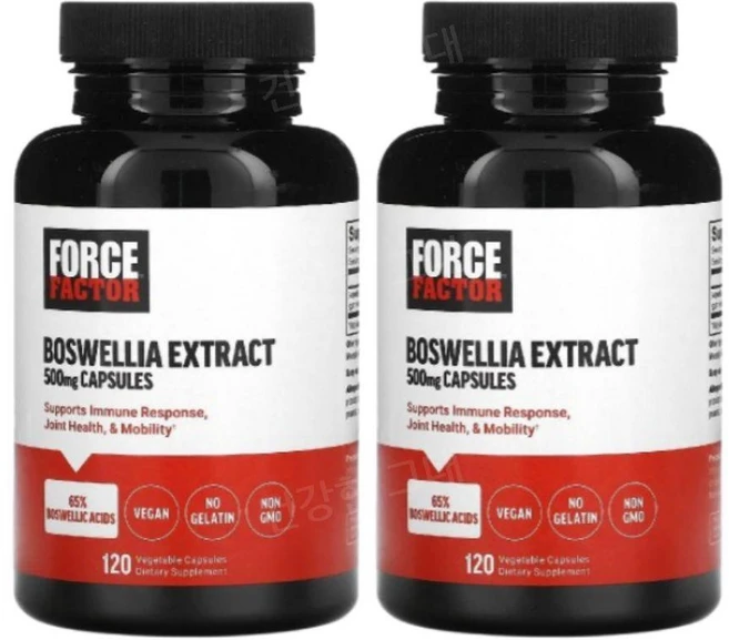 Force Factor 보스웰리아 추출 500mg Boswellia, 2개 - 쿠팡