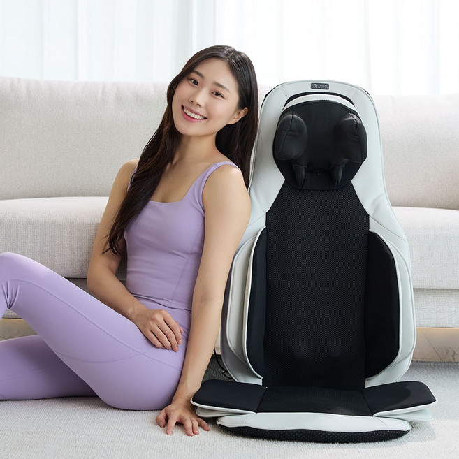 [누가베스트] R 모션시트 의자형 마사지기 / R2, 그레이