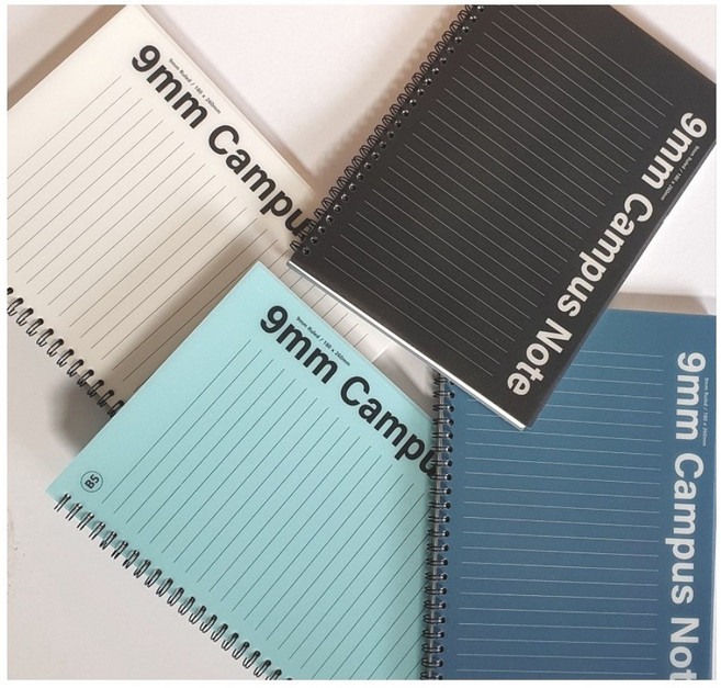 B5 9mm 줄 유선 스프링노트 PP 줄노트 (투니티니 3000), 1권