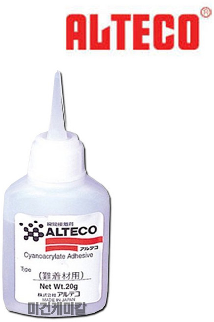 INVEN* 인벤 케미칼 알테코 순간접착제 일반용 EE 다용도 다목적 diy, 1개