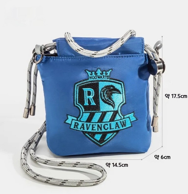 페어리아일랜드 X PINKY PINKY 해리포터 기숙사 심볼 스트링 스몰 크로스 파우치