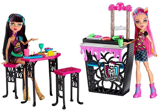 정품++ 마텔 Mattel Monster High 몬스터하이 Creepteria 클레오 드 나일 및 하울 늑대 인형, 정품++ 마텔 Mattel Monster High 몬스