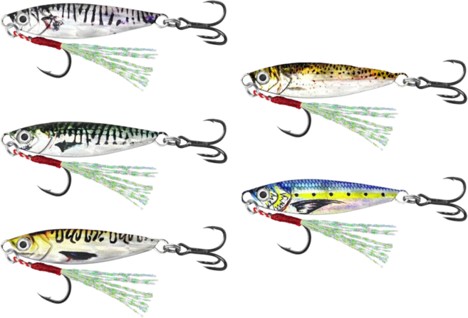 에이린 리얼 메탈지그 5종 세트 7g 10g 15g 20g 25g 30g광어 삼치 우럭 방어 농어 메탈지그, 1세트, 5컬러