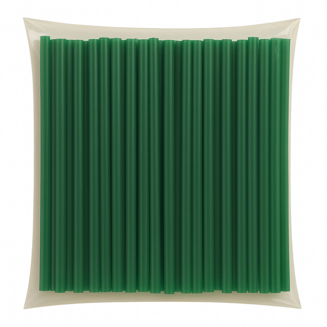 네이처컨테이너 녹색 빨대 21cm 벌크포장, 1개, 500개입