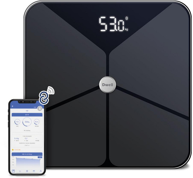 디웰 스마트 체지방 체중계 CBS-0922 인바디 디지털 유아 반려동물 체중계