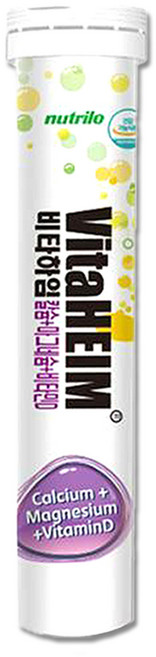 비타하임 발포 비타민 칼슘+마그네슘+비타민D, 15정, 1개