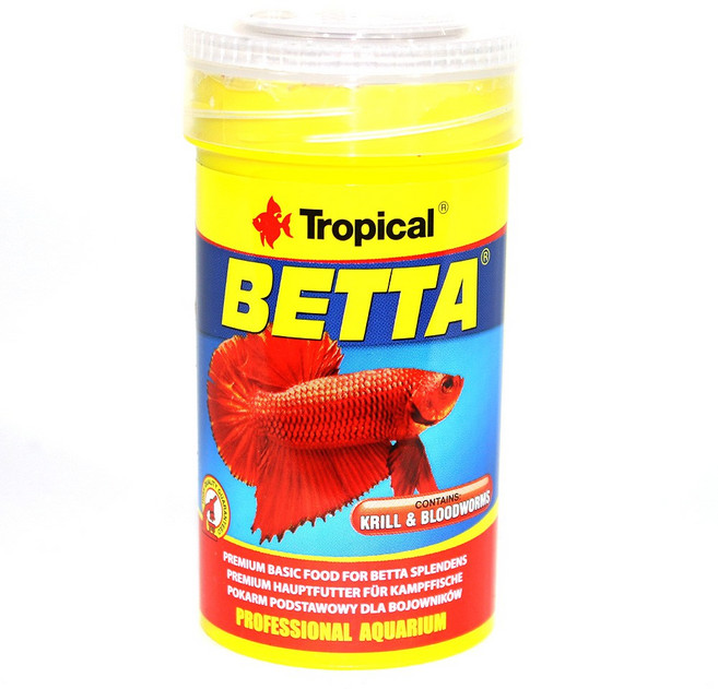 베타 플레이크 tin 100ml / 30g 동결 건조 장구벌레 함유, 1개