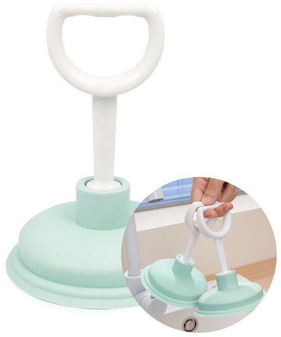 편한집 싱크대 세면기 소형 뚫어뻥 싱크대배수구막힘뚫는기구 세면대미니뚫어뻥 싱크대배수도관뻥뚫어, 피스톤형