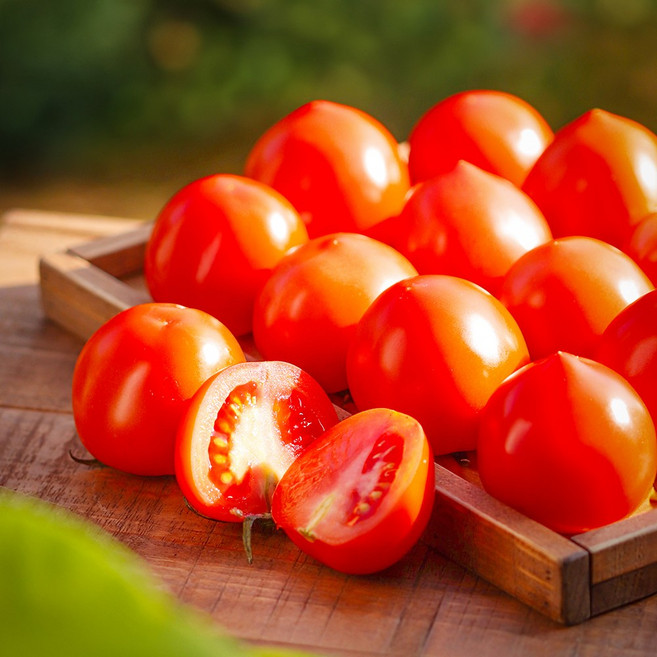 프리미엄 완숙 토마토 유럽종 당일수확리미엄 완숙 토마토 유럽종 당일수확, 1박스, 5kg (쥬스용)