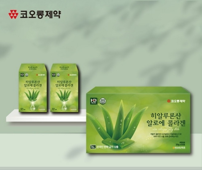 코오롱제약 히알루론산 콜라겐 젤리 알로에 젤리스틱 30포