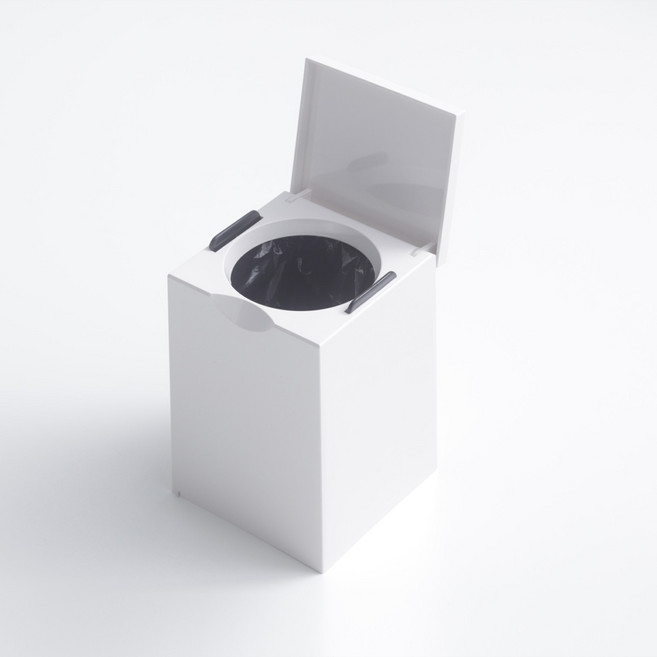 일본 마나 스퀘어 화장실 미니휴지통 / W062W, 1개