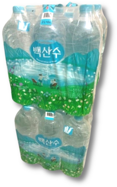 백산수 무라벨 사무실 회사 학교 대량주문, 1개, 2L