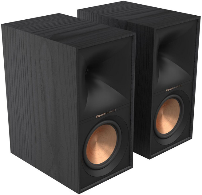 Klipsch R-60M 컴팩트 & 패시브 북 선반 스피커 - 블랙 - 쌍