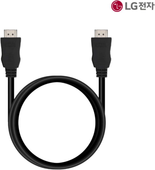 LG 정품 27HK510SW.BKR 27BK550Y.BKR 43UN700.BKR 32HL714S.BKR 27BQ75QB.BKR HDMI 케이블 블랙, 1개, EAD65185203