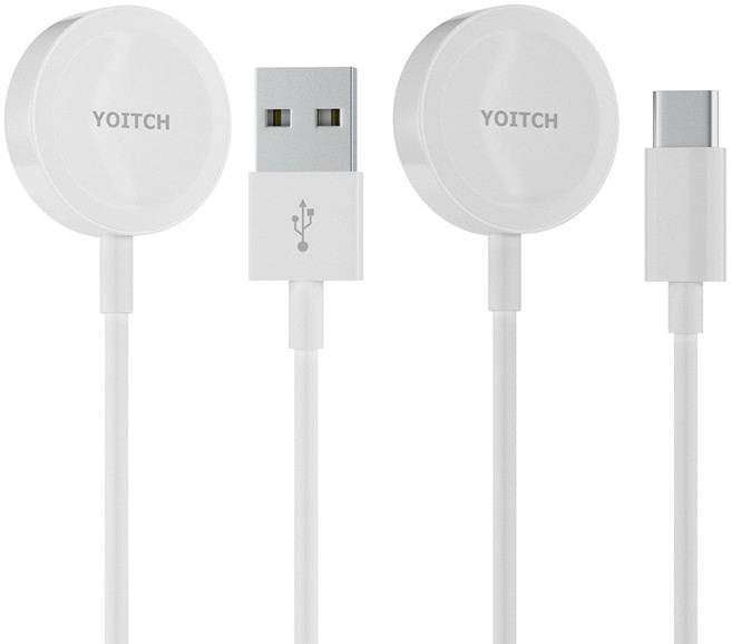 요이치 애플워치 무선충전기 A타입, 화이트, 1개