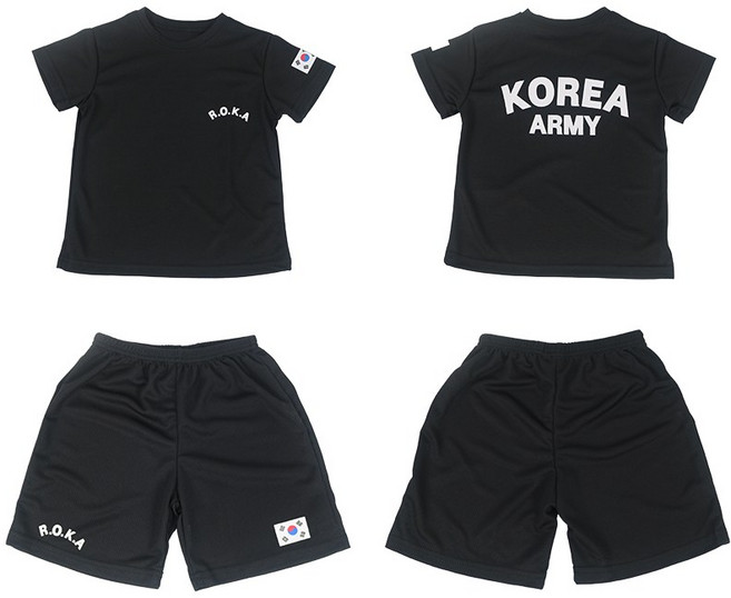 로카키즈 아동 로카티 반바지 상하세트 ROKA 쿨론 반팔 긴팔 해병대