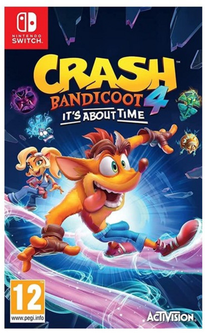 닌텐도 스위치 / 스위치2 호환 크래쉬 밴디쿳 4 이츠 어바웃 타임 영어지원, 스위치 크래쉬 밴디쿳 4