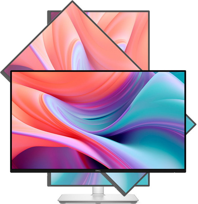 Dell 24인치 FHD IPS 144Hz 컴퓨터 사무실 피벗 모니터, S2425HSM, 60.4cm