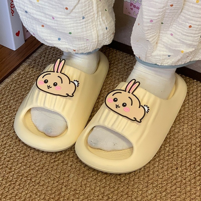 치이카와 슬리퍼 먼작귀 우사기 귀여운 실내화 EVA