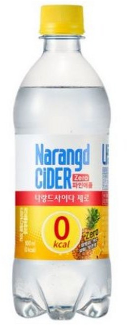 나랑드사이다 제로 파인애플, 500ml, 37개